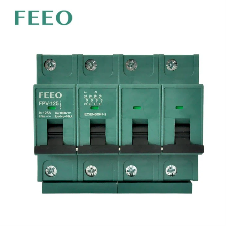 Circuit Breaker 4p 1000v 125A for solar system