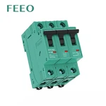Quyosh energiyasi uchun FEEO DC Mcb 1/2/3/4P elektron to'xtatuvchisi 63A 250/550V DC Mcb